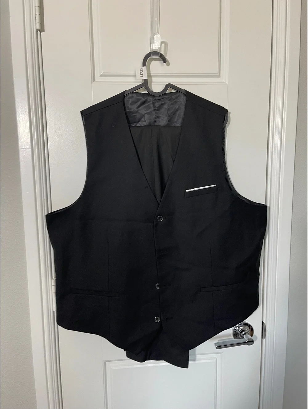 Suit for Men Size XXL Black Formal Suits 3 Pieces M725